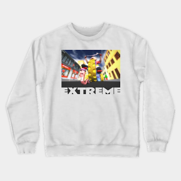 Extreme Race Crewneck Sweatshirt by cinema4design